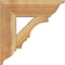 Ekena Millwork Balboa Traditional Rough Sawn Bracket w/ Offset Brace, Western Red Cedar, 8"W x 24"D x 24"H BKT0806X24X24BOA01RWR - alternate 4